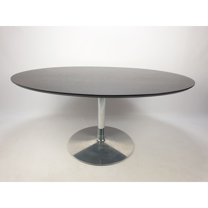 Vintage Oval Dining Table 1960