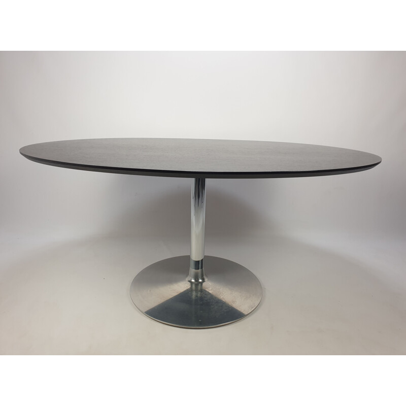 Vintage Oval Dining Table 1960