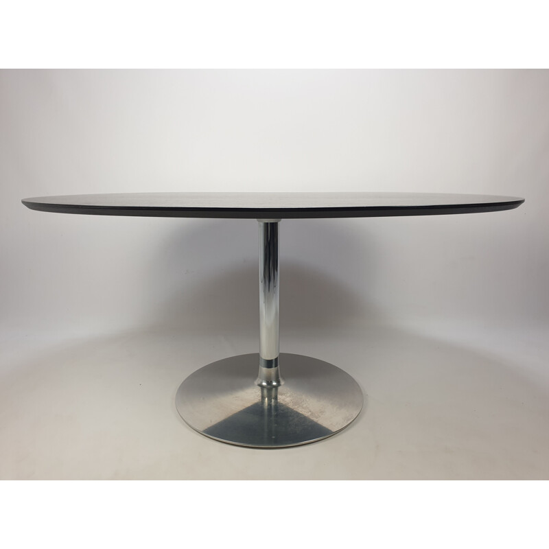 Vintage Oval Dining Table 1960