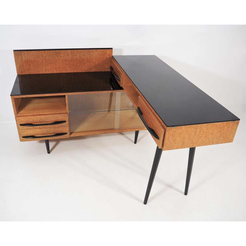 Vintage Desk by Jindrich Halabala for UP Závody 1960s