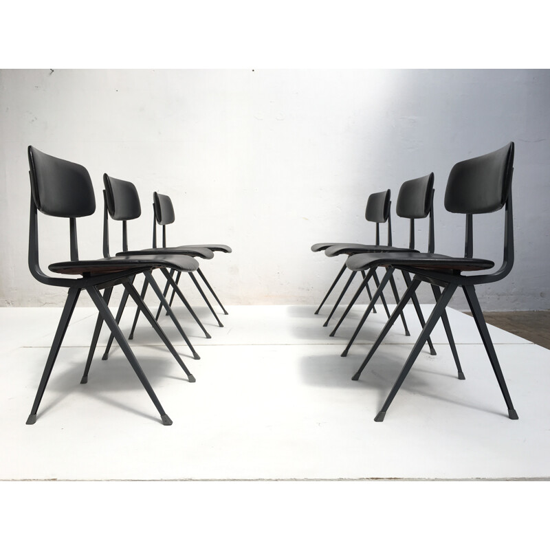 Set of 6 "Result" chairs, Friso KRAMER & Wim RIETVELD - 1968