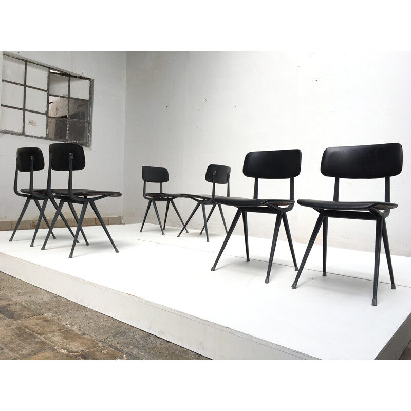 Set of 6 "Result" chairs, Friso KRAMER & Wim RIETVELD - 1968