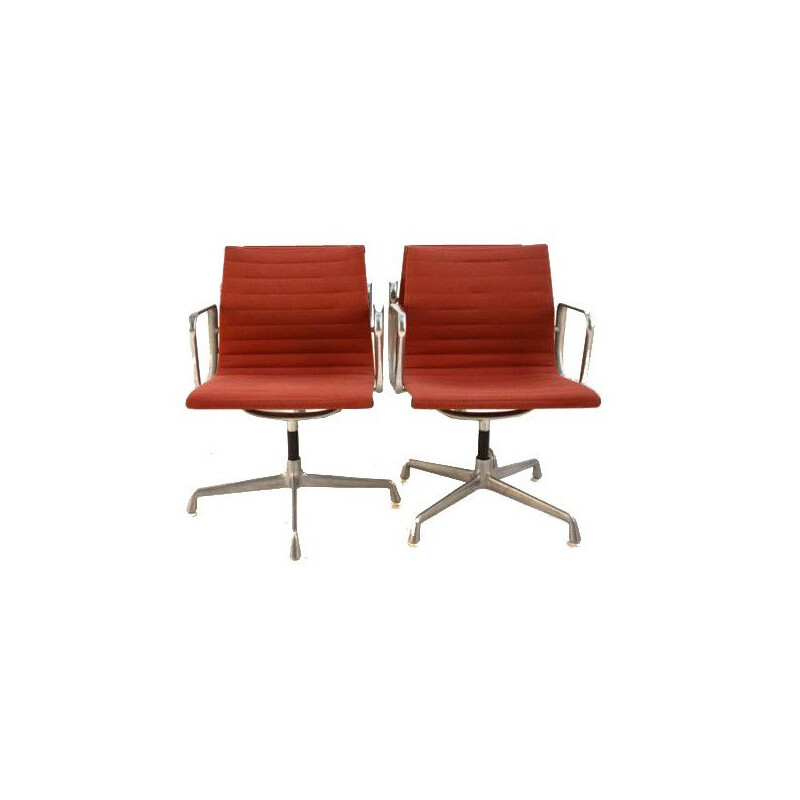 Pair of Herman Miller "EA 107" armchairs, Charles & Ray EAMES - 1960s