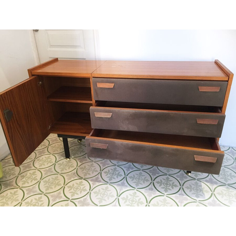 Vintage chest of drawers Roger Landault 1970