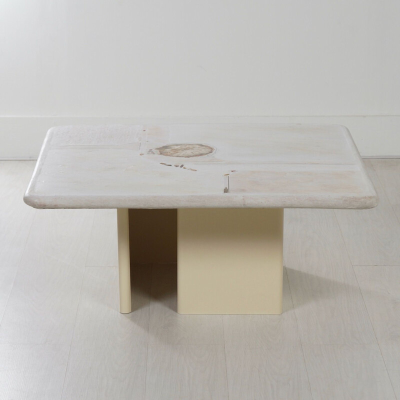 Vintage natural stone coffee table by Paul Kingma, 2001