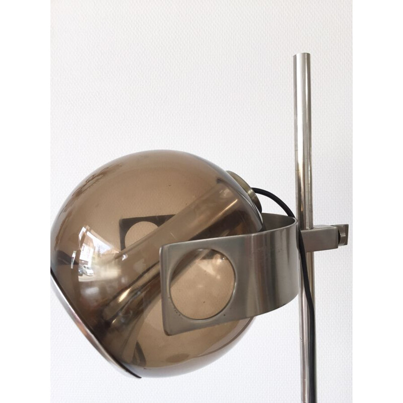 Vintage Eye Ball plexiglass floor lamp, 1970