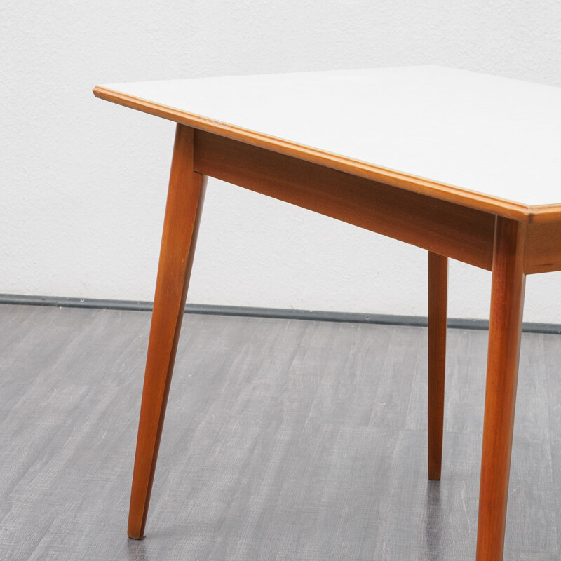 Vintage kitchen table with drawer 1950s