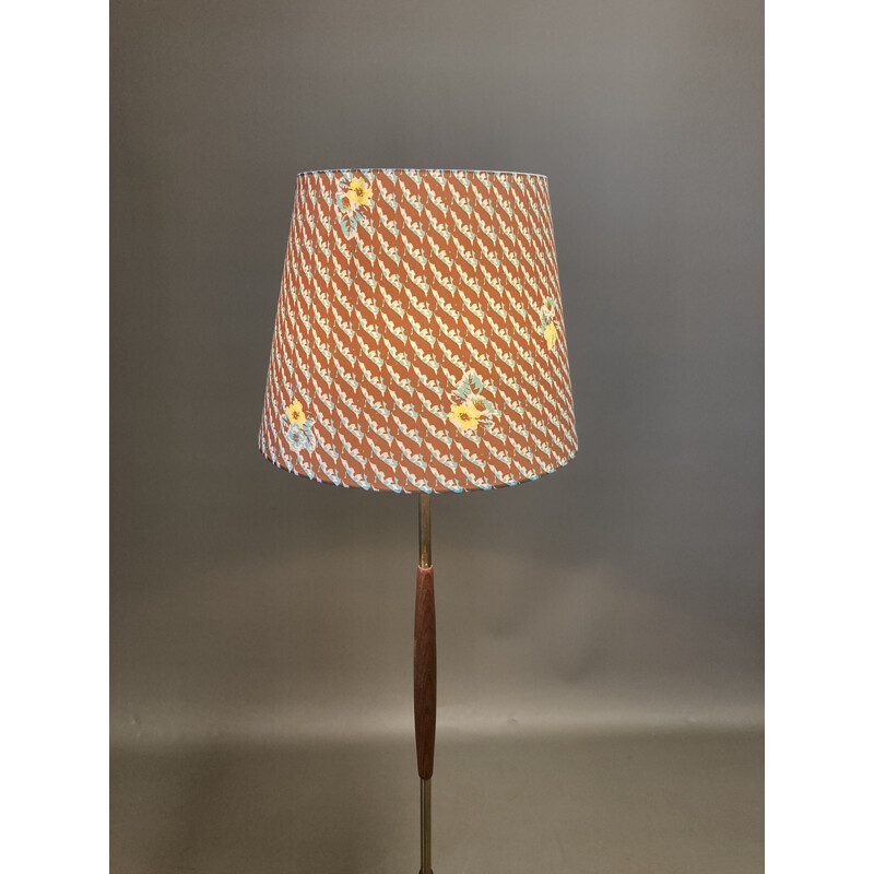 Vintage teak floor lamp Scandinavian 1950