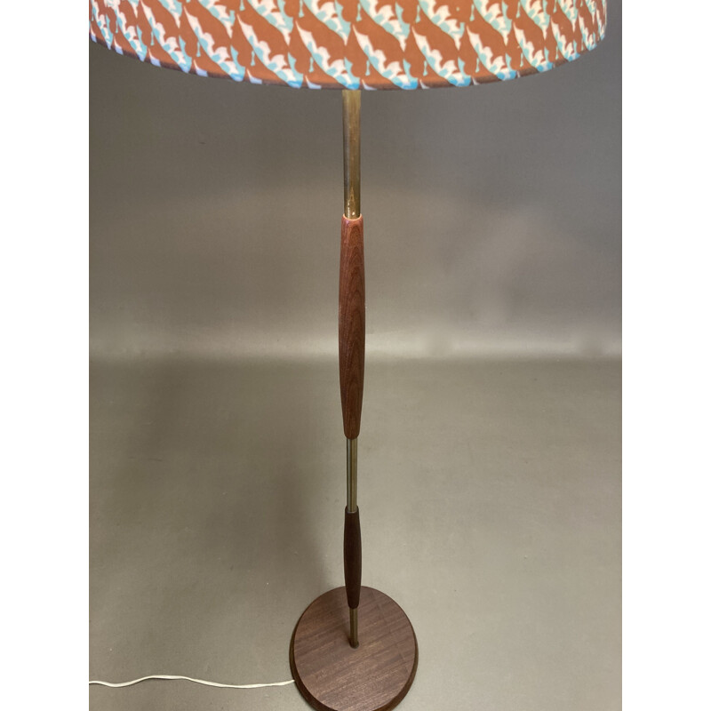 Vintage teak floor lamp Scandinavian 1950