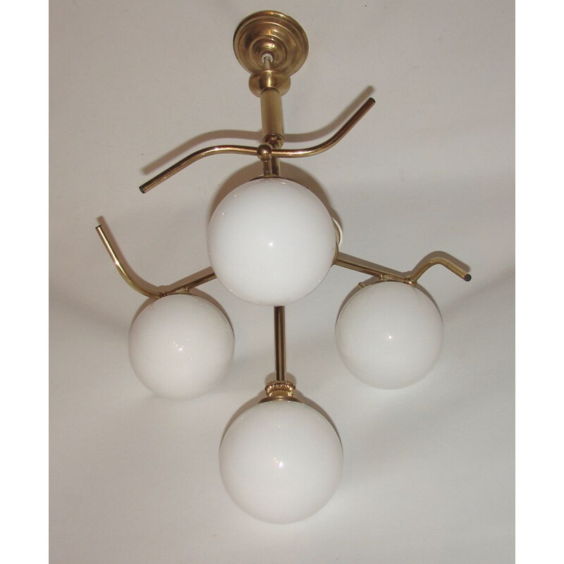 Lámpara de araña vintage 1960