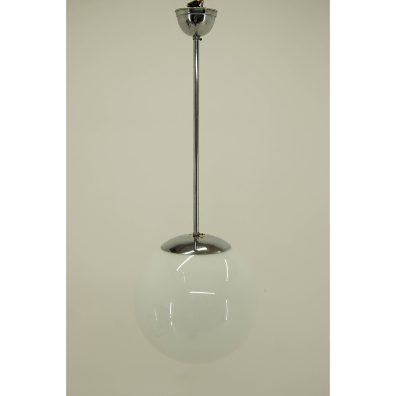 Minimalist vintage chrome suspension from Bauhaus, 1930