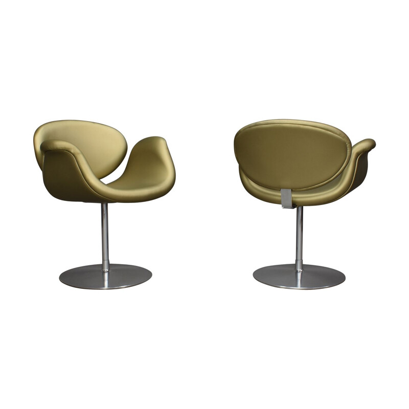 Pair of vintage Little Tulip Chairs by Pierre Paulin for Artifort Netherlands, 1965