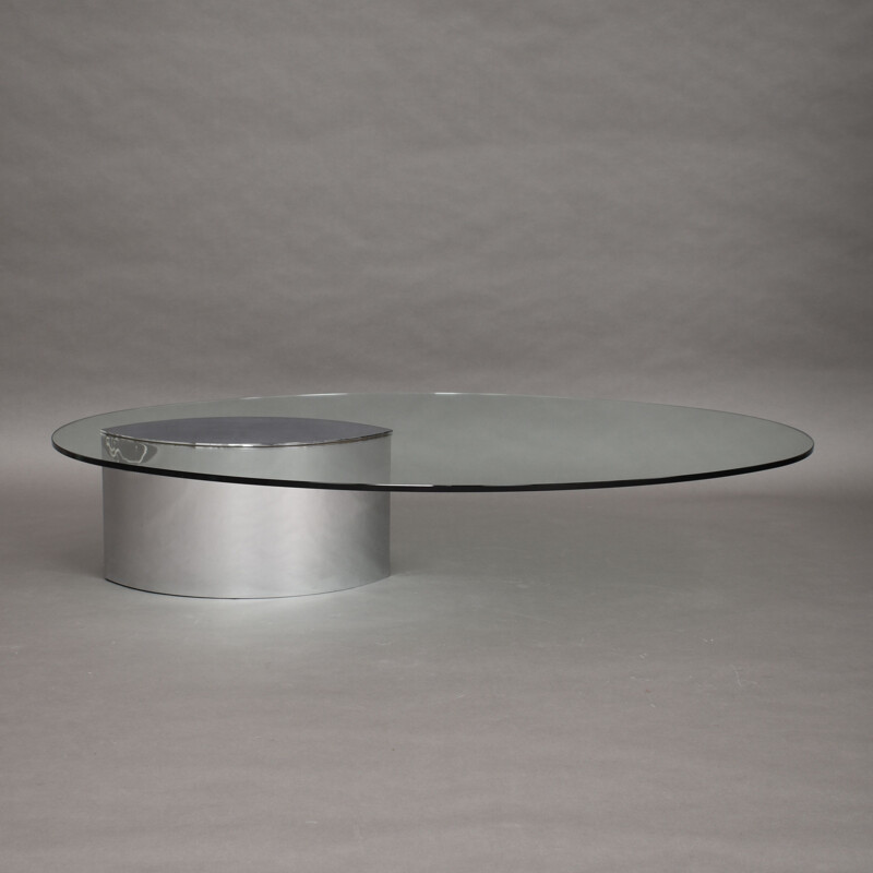 Vintage Cini Boeri 'Lunario' Coffee Table for Gavina, Italy 1970