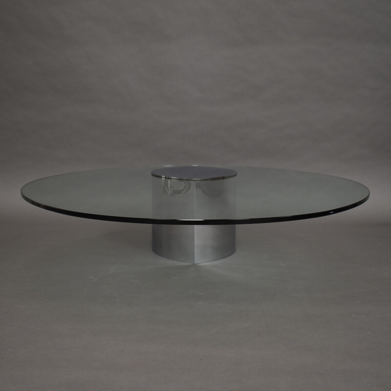 Vintage Cini Boeri 'Lunario' Coffee Table for Gavina, Italy 1970