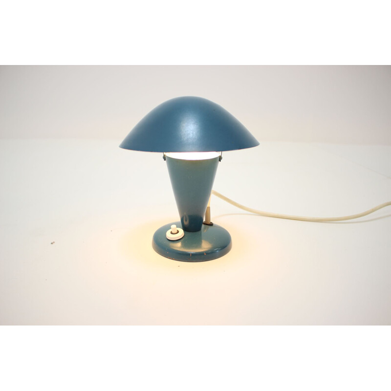 Vintage Bauhaus tafellamp met flexibele kap 1930