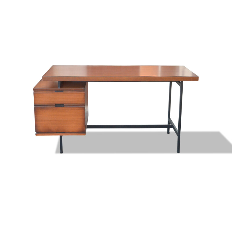 Vintage desk by Pierre Guariche Minvielle edition 1955