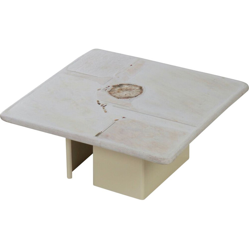 Vintage natural stone coffee table by Paul Kingma, 2001