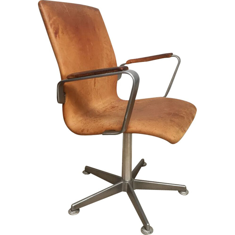 Vintage Oxford office chair by Arne Jacobsen, 1960