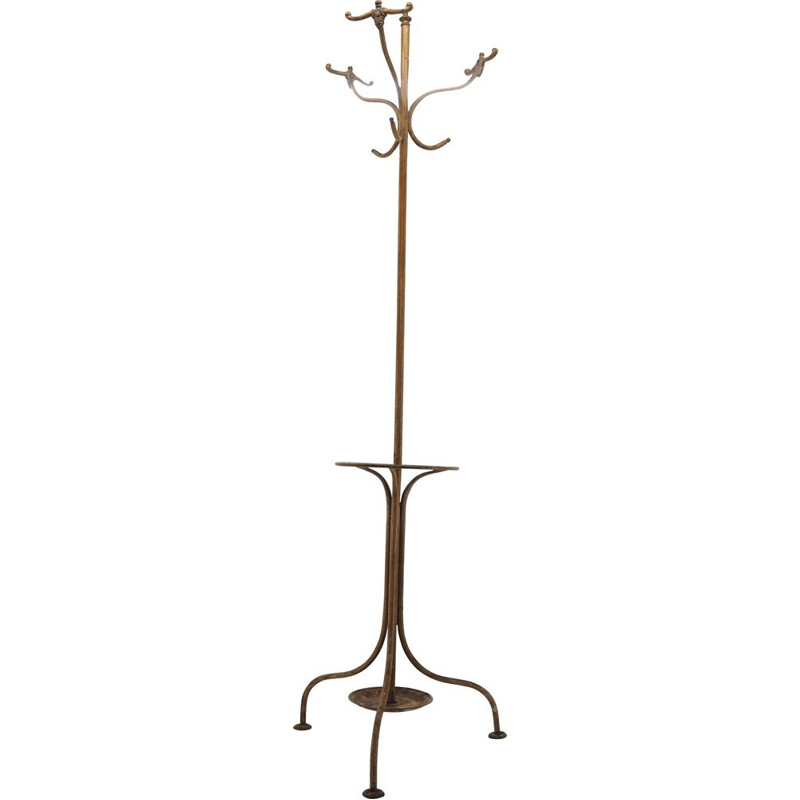 Vintage cast iron coat rack, 1920