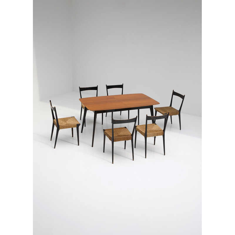 Vintage M2 dining table designed by Alfred Hendrickx for Belform 1958