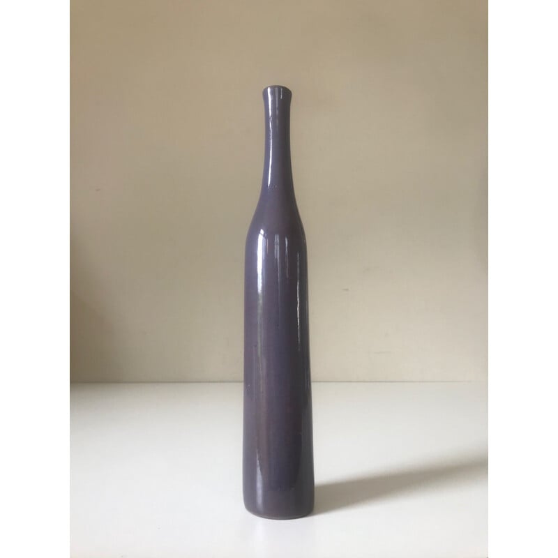 Vase vintage bouteille Jacques et Dani ruelland 1950 