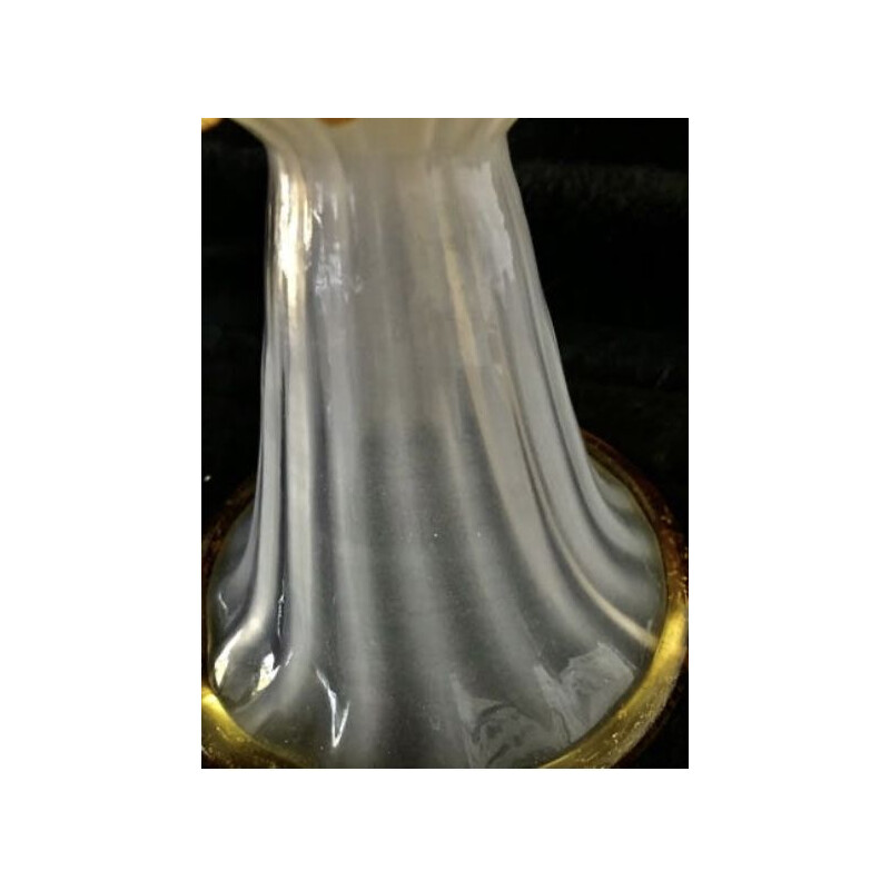 Paire de lampe vintage en verre Murano Barovier & Toso 1970