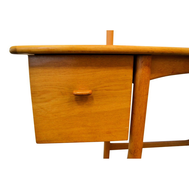 Vintage oak dressing table Swedish Myrstrand & Engström for Bodafors 1960s