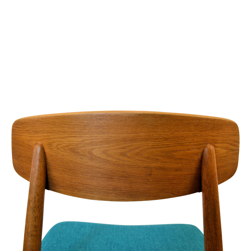 Conjunto de 4 cadeiras de carvalho dinamarquês Vintage Harry Østergaard