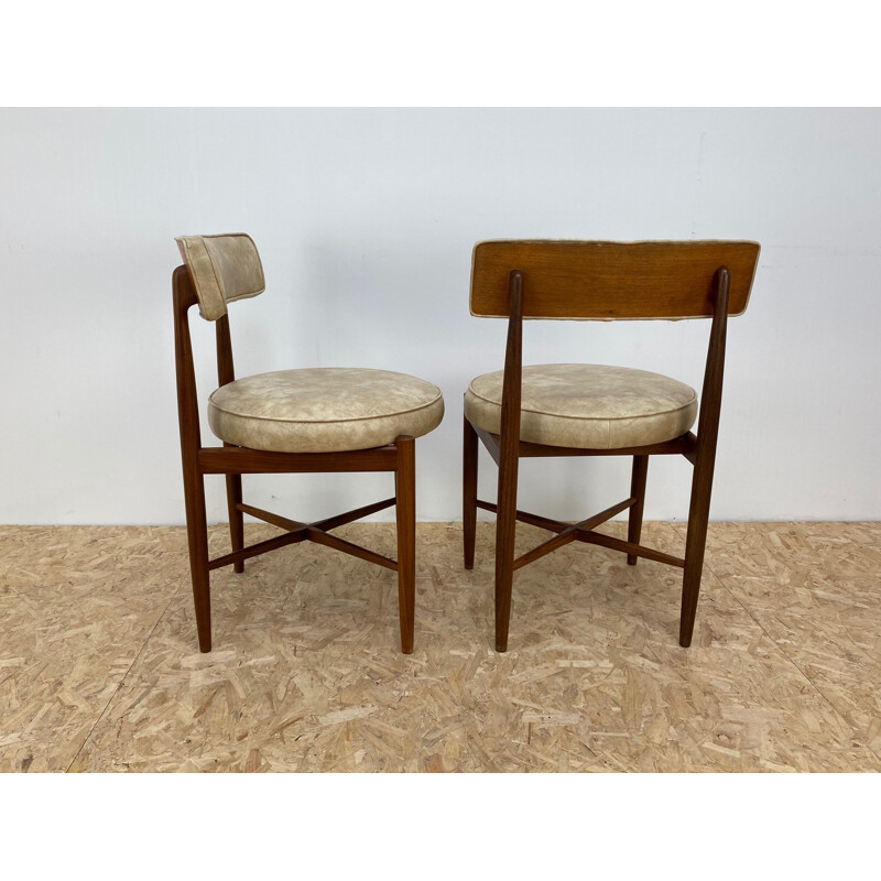 Set of  4 Mid Century Dining Chairs by V.B. Wilkins for G pan 1960s