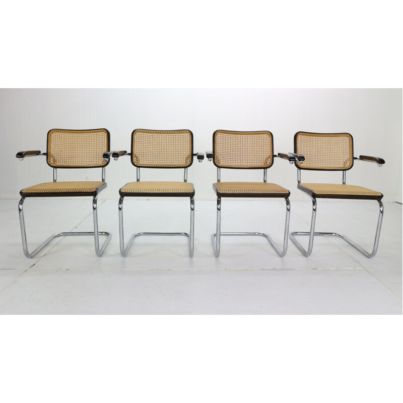 Set of 4 vintage Model-S64 Chairs by Thonet for Marcel Breuer Austria 1929
