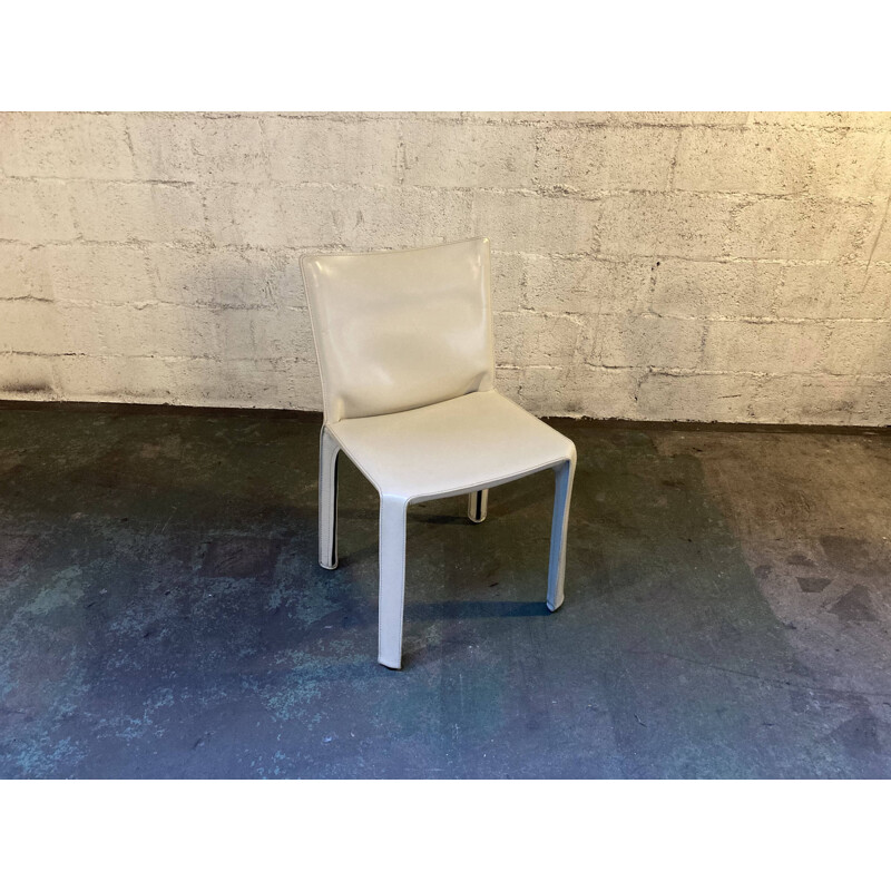 7 vintage chairs Cab 412 Mario Bellini at Cassina