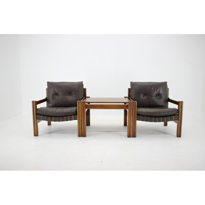 Pair of Office Room Set from Ton Thonet, Czechoslovakia 1980s