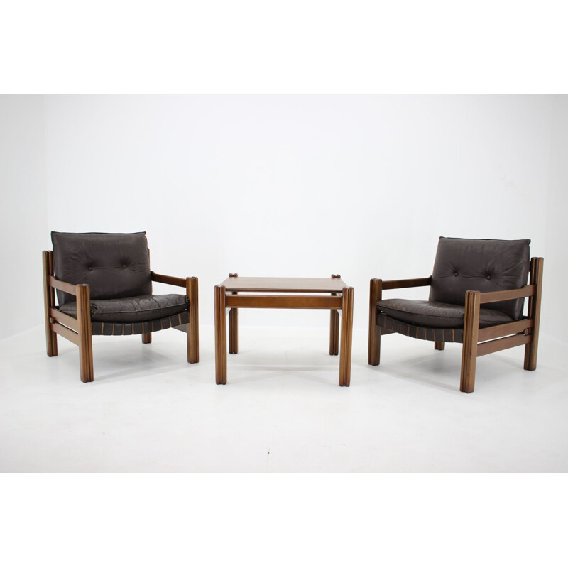 Pair of Office Room Set from Ton Thonet, Czechoslovakia 1980s
