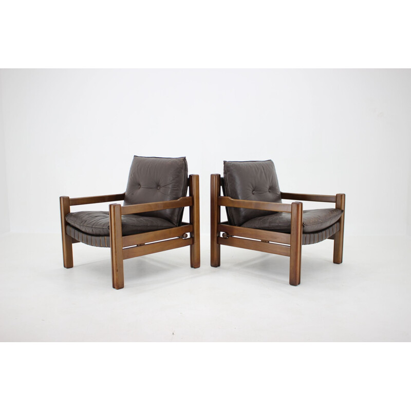 Pair of Office Room Set from Ton Thonet, Czechoslovakia 1980s