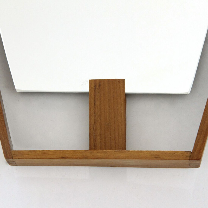 Vintage Mirror with wooden edges, 1960s