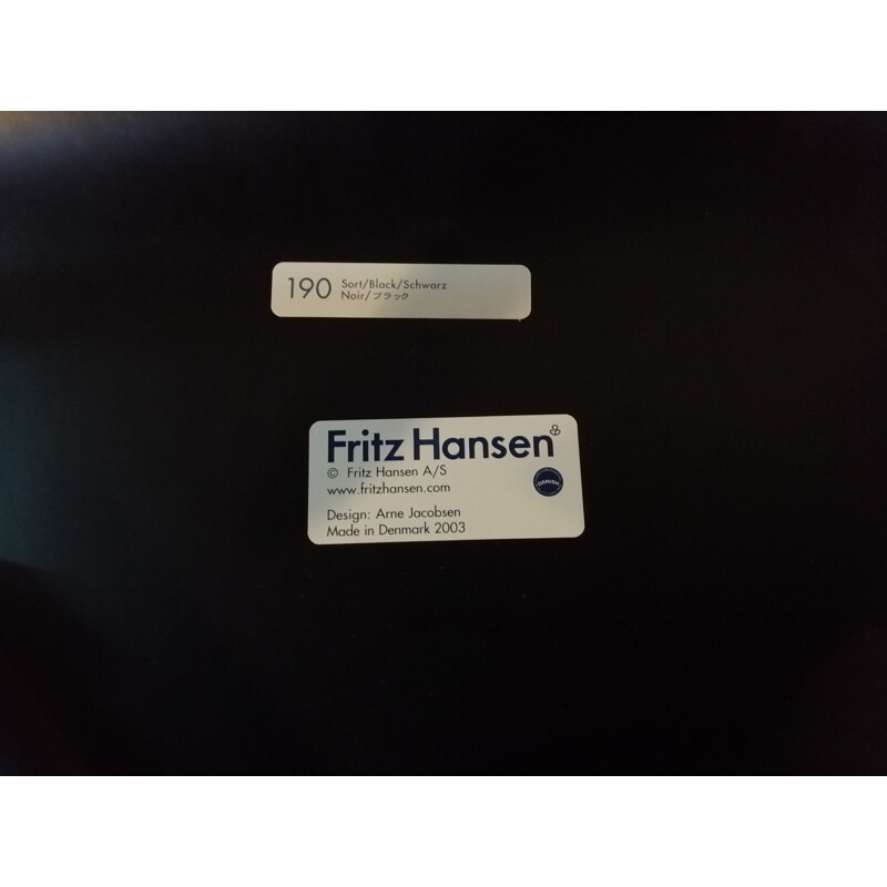 Chaise Série 7 vintage par Arne Jacobsen pour Fritz Hansen
