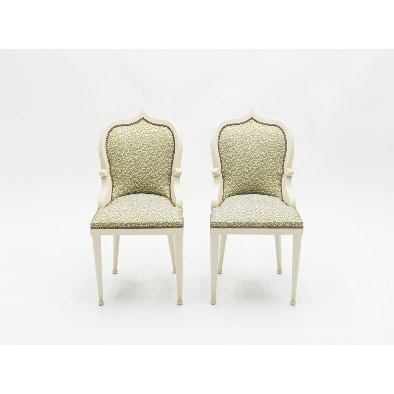 Set of 10 vintage chairs by Garouste & Bonetti 'Palace' 1980