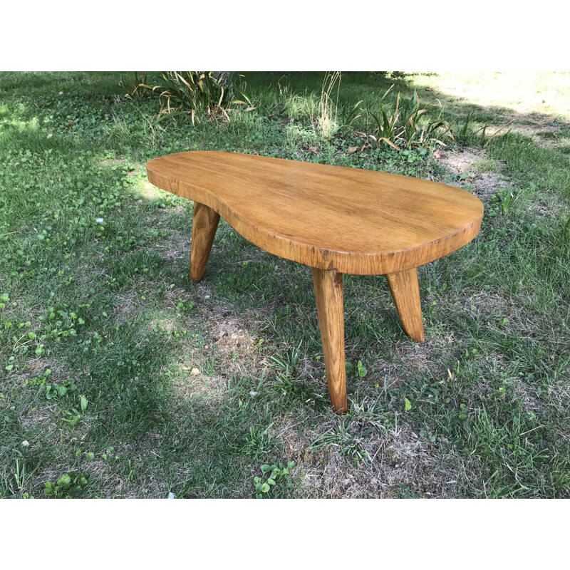 Vintage Coffee Table  Free Form 1950's