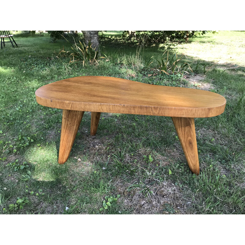 Vintage Coffee Table  Free Form 1950's