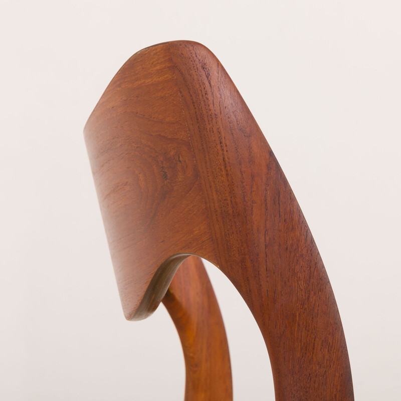 Vintage teak chair model 71, Niels O. Moller Denmark 1950s