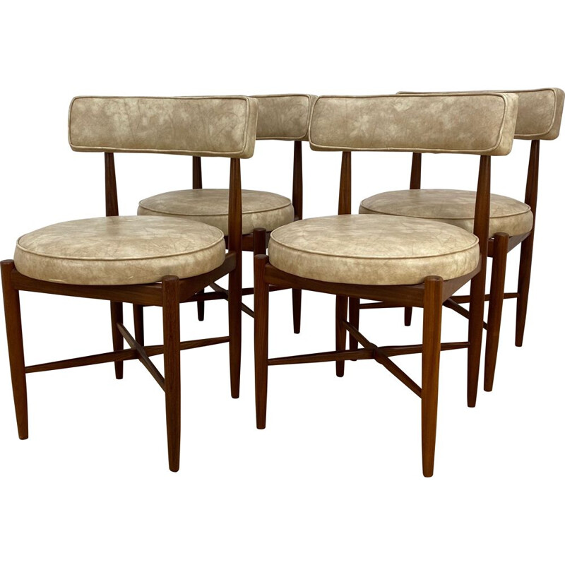 Set of  4 Mid Century Dining Chairs by V.B. Wilkins for G pan 1960s