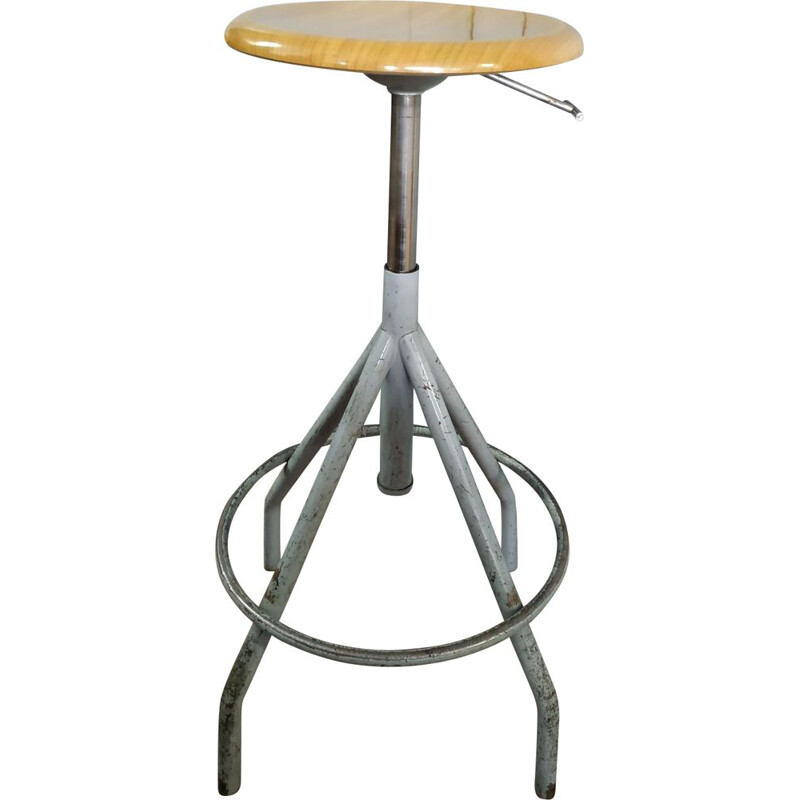 Vintage adjustable stool BAO