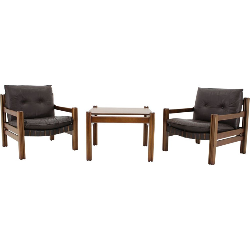 Pair of Office Room Set from Ton Thonet, Czechoslovakia 1980s