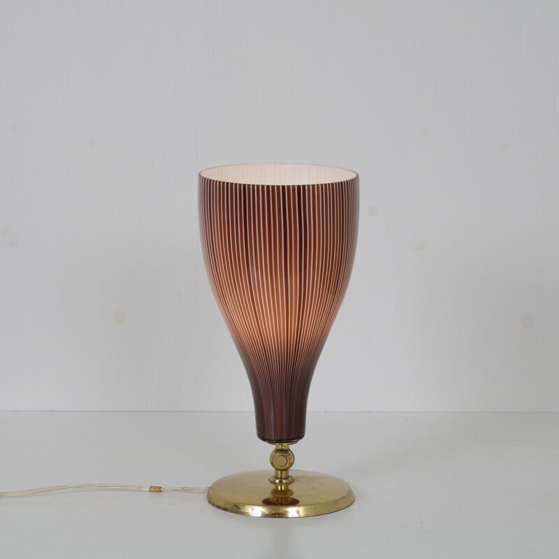 Lampe de table Vintage pour Venini, Italie 1950
