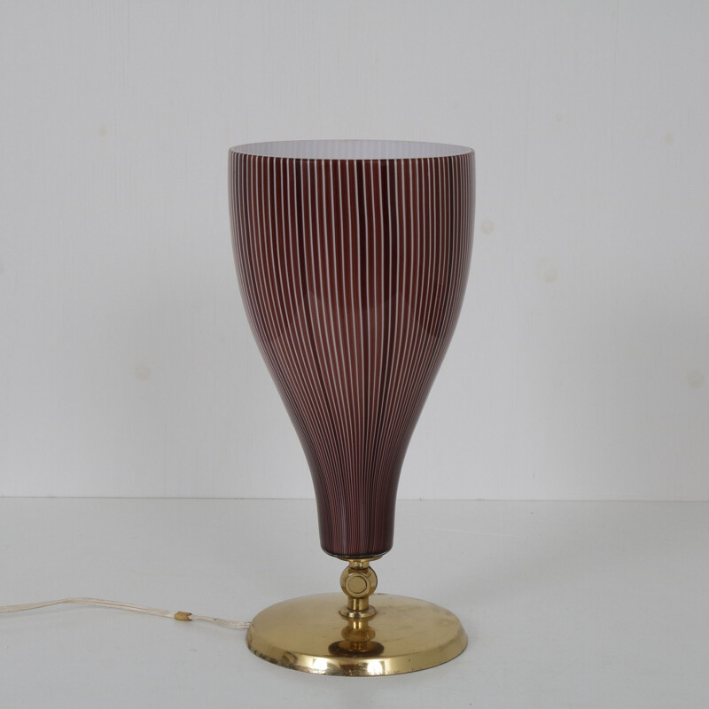 Lampe de table Vintage pour Venini, Italie 1950