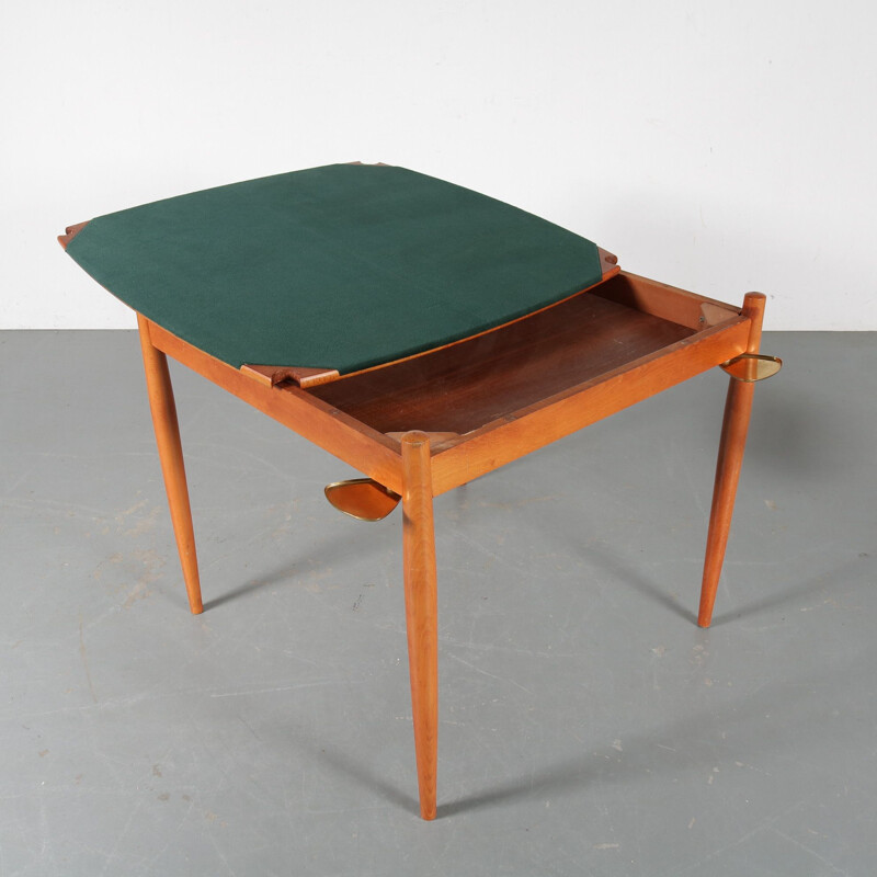 Vintage Poker table, Gio Ponti 1960s