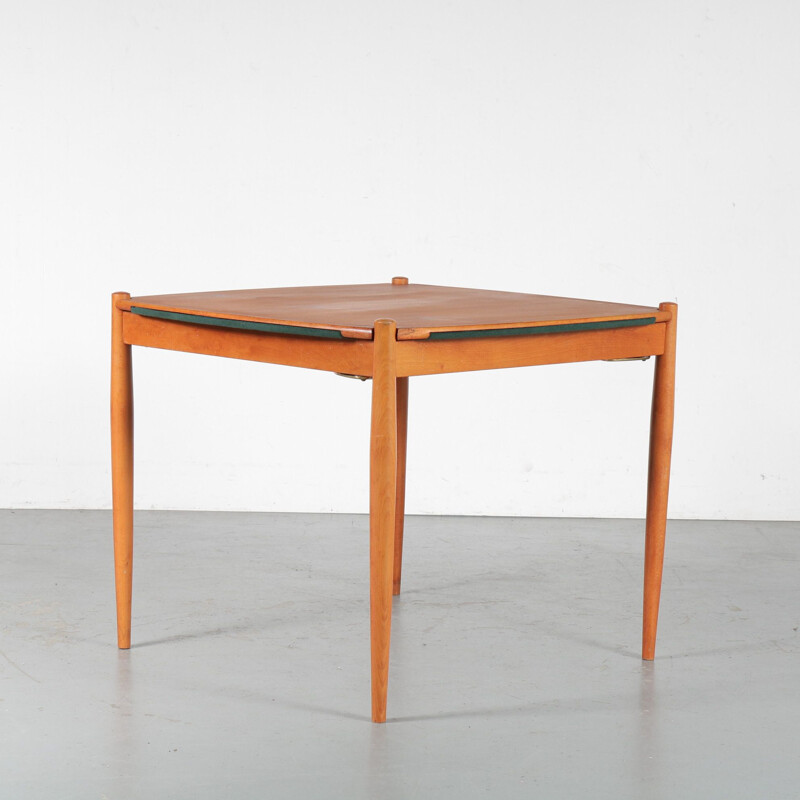 Vintage Poker table, Gio Ponti 1960s