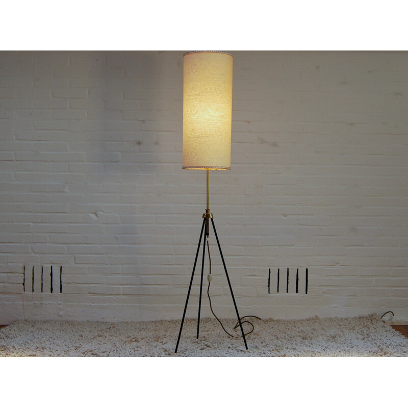 Vintage tripod floor lamp - 1950s 