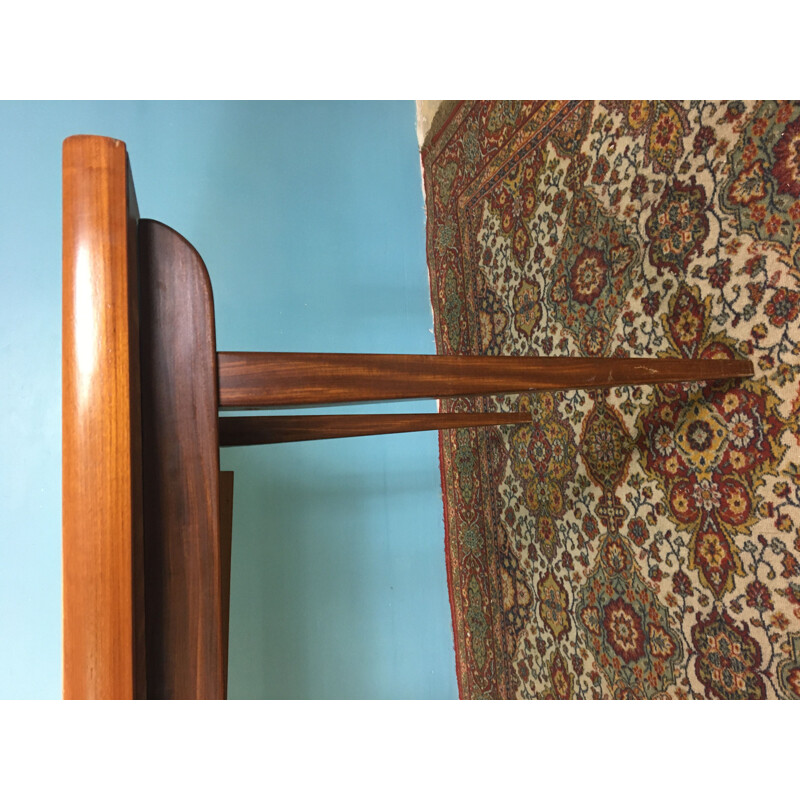 Vintage teak and walnut table 1960