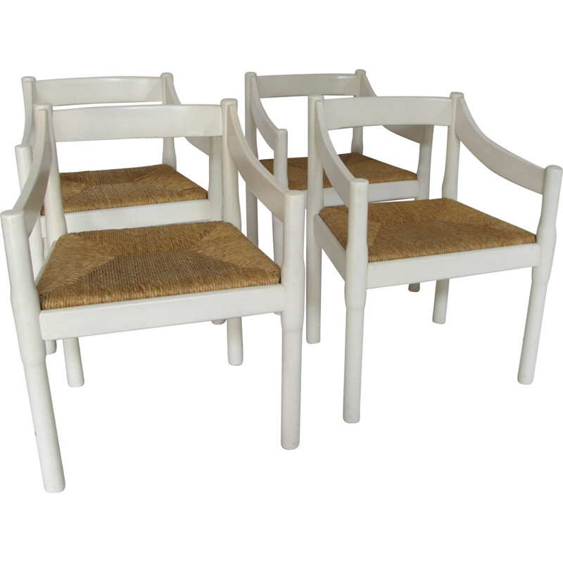 Set of 4 Cassina "Carimate" chairs, Vico MAGISTRETTI - 1960s